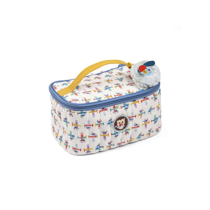 TROUSSE DE TOILETTE BLEUE "JULES LE CHIEN" - LILLIPUTIENS