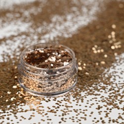 GRANDES PAILLETTES DOREES BIODEGRADABLES - NAILMATIC