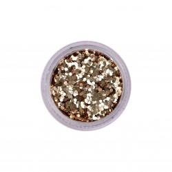GRANDES PAILLETTES DOREES BIODEGRADABLES - NAILMATIC