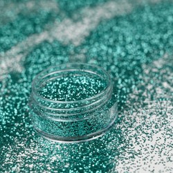 MOYENNES PAILLETTES TURQUOISES BIODEGRADABLES - NAILMATIC