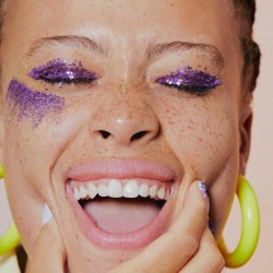 GRANDES PAILLETTES VIOLETTES BIODEGRADABLES - NAILMATIC