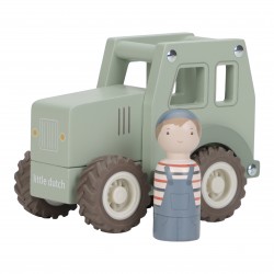 TRACTEUR EN BOIS AVEC SA...