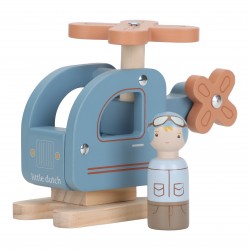 HELICOPTERE EN BOIS AVEC SA...