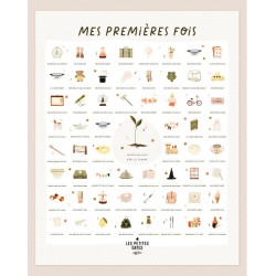 AFFICHE MES PREMIÈRES FOIS "LÉA PIVERT" - LES PETITES DATES -