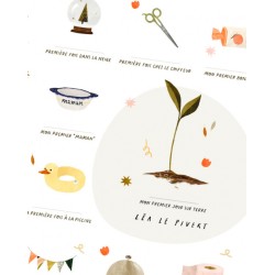 AFFICHE MES PREMIÈRES FOIS "LÉA PIVERT" - LES PETITES DATES -