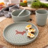 COFFRET REPAS GRIS RENARD - LASSIG