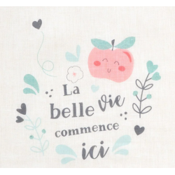 BAVOIR ELASTIQUE LA BELLE VIE - LITTLE CREVETTE