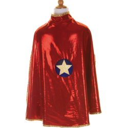 DEGUISEMENT CAPE REVERSIBLE SUPER HÉROS 5/6ANS - GREAT PRETENDERS