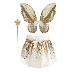 SET JUPE ET AILES SEQUINS...