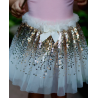 SET JUPE ET AILES SEQUINS DORES 4/6 ANS - GREAT PRETENDERS