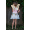 SET JUPE ET AILES SEQUINS DORES 4/6 ANS - GREAT PRETENDERS