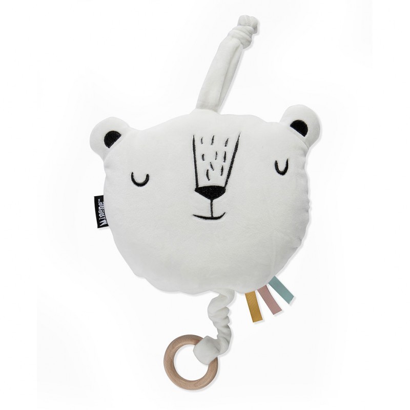 PELUCHE MUSICALE OURS CREME - MINENE