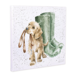 TABLEAU 20x20CM CHIEN ET...