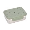 LUNCH BOX HAPPY PRINT OLIVE - LASSIG