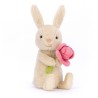 BONNIE BUNNY LAPIN ET SA PIVOINE - JELLYCAT