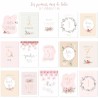 15 CARTES ETAPES BÉBÉ ROSE POUDRE - SPIRITUS NATURAE