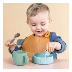 SET COUVERTS SILICONE GRIS