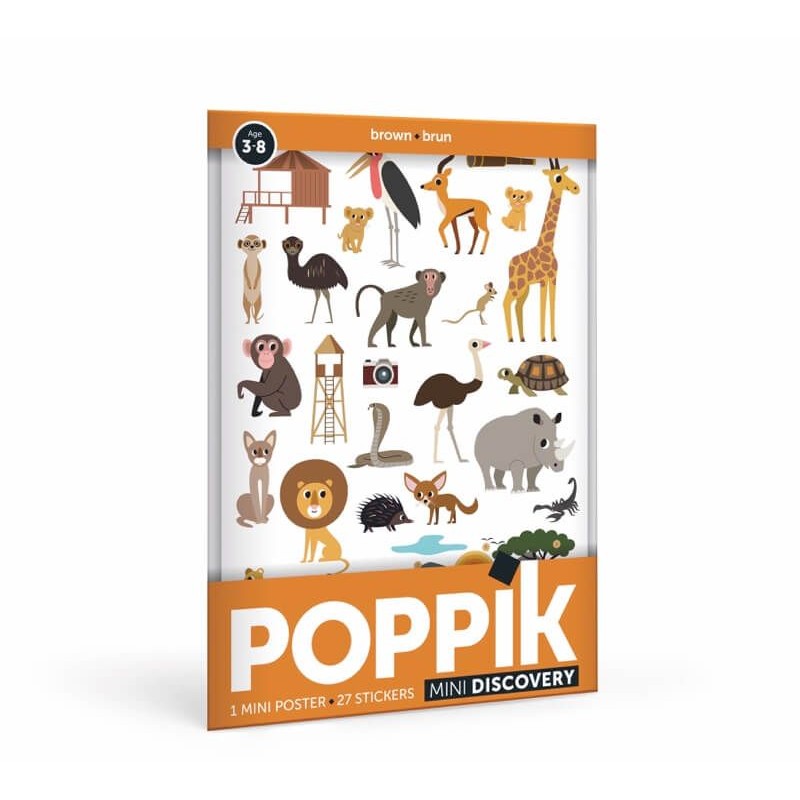 MINI DISCOVERY BROWN - POPPIK
