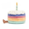 GATEAU D'ANNIVERSAIRE ARC EN CIEL AMUSEABLE RAINBOW BIRTHDAY CAKE LARGE - JELLYCAT