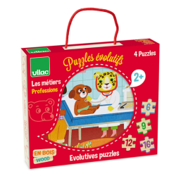 4 PUZZLES EVOLUTIFS METIERS