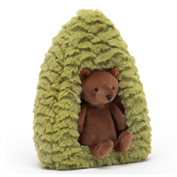 OURS DANS SON ARBRE FOREST...