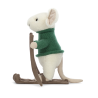 SOURIS A SKI MERRY MOUSE SKIING - JELLYCAT