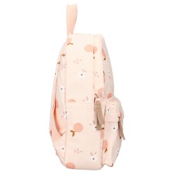 SAC A DOS FRUITS FLEURS ROSE - KIDZROOM