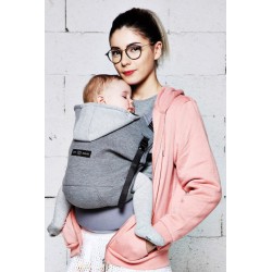 HOODIE CARRIER GRIS FLANELLE COMPLET - LOVE RADIUS