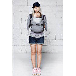 HOODIE CARRIER GRIS FLANELLE COMPLET - LOVE RADIUS