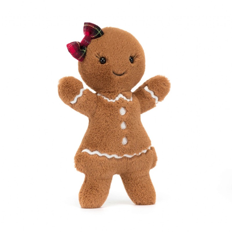 PAIN D'EPICES LARGE JOLLY GINGERBREAD RUBY - JELLYCAT