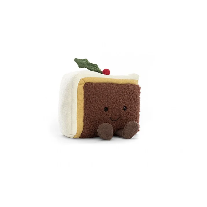 PART DE GATEAU DE NOEL AMUSEABLES SILCE OF CHRISTMAS CAKE - JELLYCAT