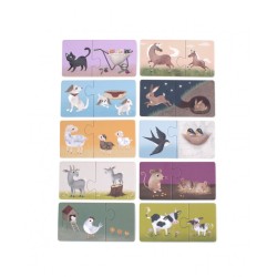 PUZZLE MAMAN BEBE ANIMAUX DE LA FERME - FILIBABBA