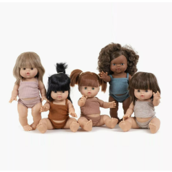 POUPÉE BLONDE COUETTES ET YEUX CLAIRS YZE - MINIKANE