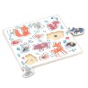 PUZZLE BOUTONS ANIMAUX MONDE - VILAC