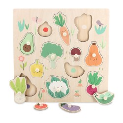 PUZZLE BOUTONS LEGUMES JARDIN