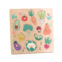 PUZZLE BOUTONS LEGUMES JARDIN