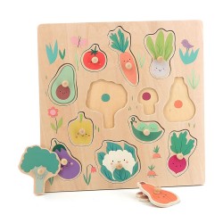 PUZZLE BOUTONS LEGUMES JARDIN