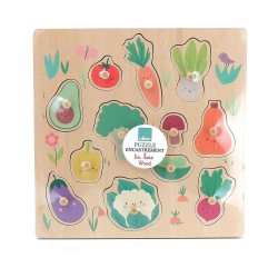 PUZZLE BOUTONS LEGUMES JARDIN