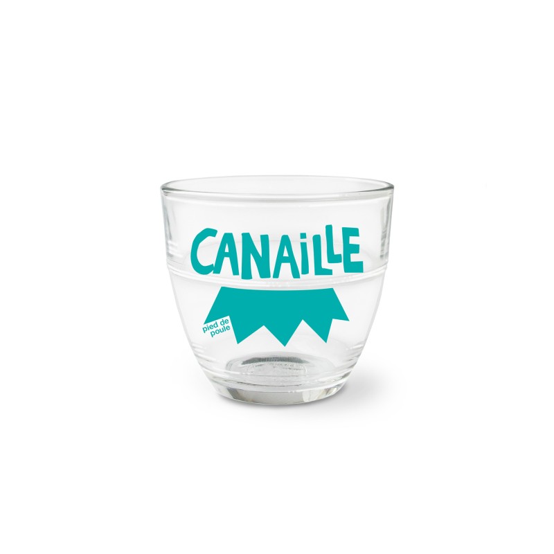 VERRE DURALEX CANAILLE - PIED DE POULE