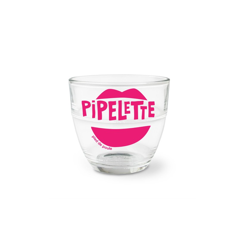 VERRE DURALEX PIPELETTE - PIED DE POULE