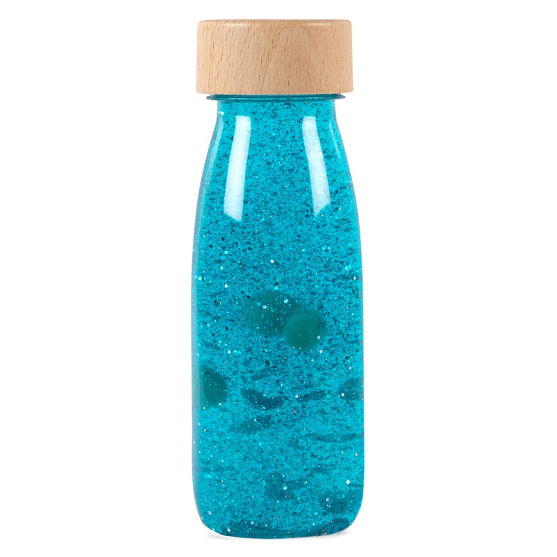 BOUTEILLE SENSORIELLE FLOAT TURQUOISE - PETIT BOUM