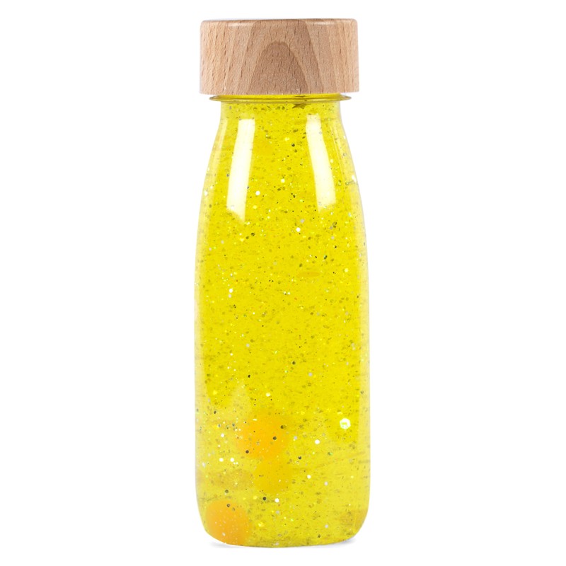 BOUTEILLE SENSORIELLE FLOAT YELLOW - PETIT BOUM