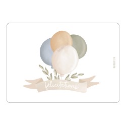 CARTE "FELICITATIONS...