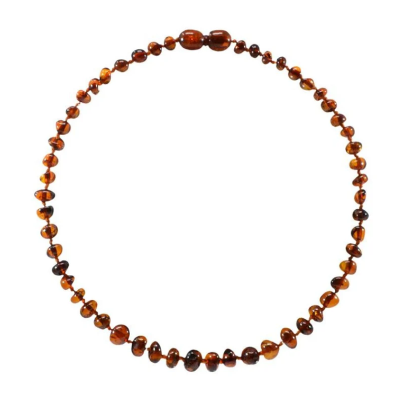 COLLIER D'AMBRE COGNAC - IRREVERSIBLE BIJOUX