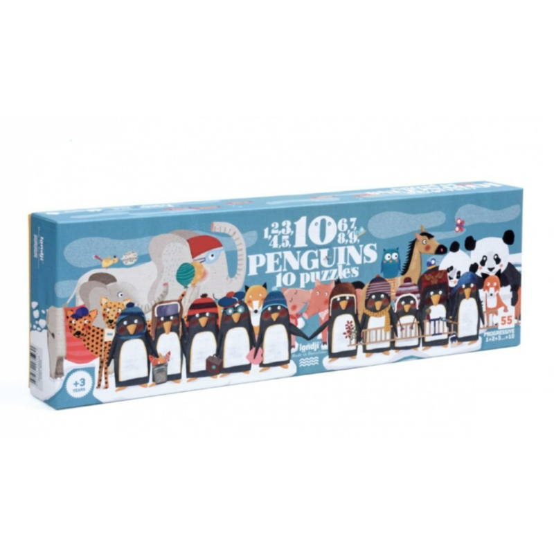 10 PUZZLES PINGOUINS - LONDJI