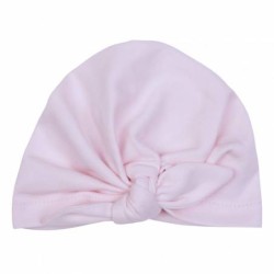 BONNET TURBAN ROSE PASTEL -...