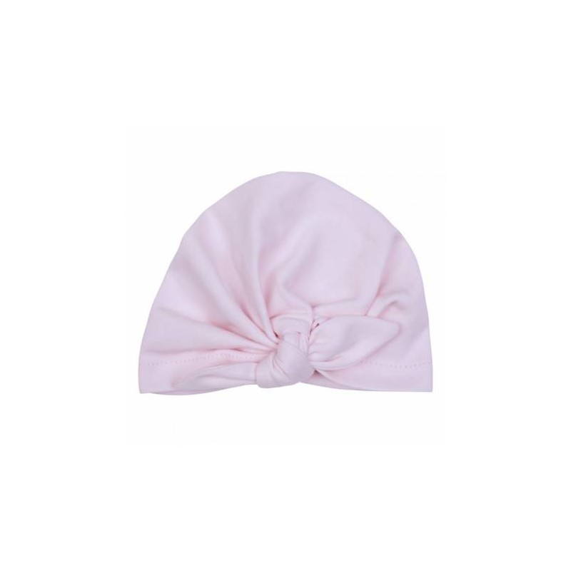 BONNET TURBAN ROSE PASTEL - BB AND CO