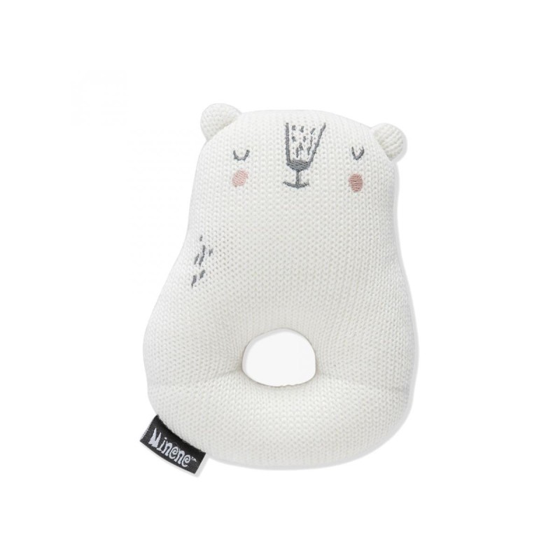 HOCHET TRICOT OURS BLANC - MINENE