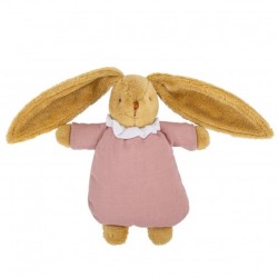 DOUDOU LAPIN HOCHET VIEUX ROSE - TROUSSELIER