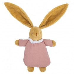 DOUDOU LAPIN HOCHET VIEUX ROSE - TROUSSELIER